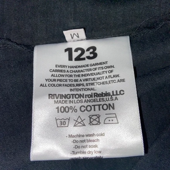 RIVINGTON roi Rebis C.V.A 123 Tee M Oversized UNI​​​ - Picture 11 of 11